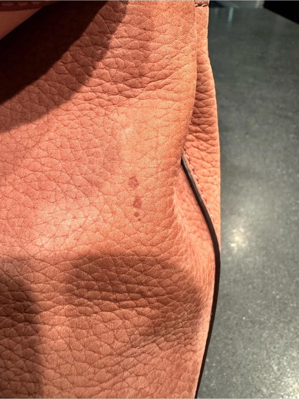 kate spade Pink Suede Top-Handle Satchel with Tassel